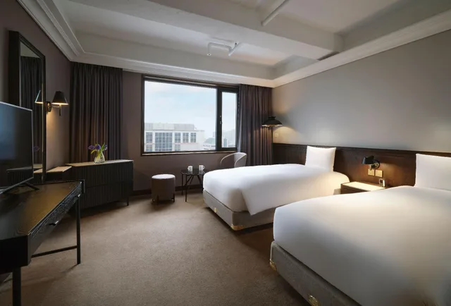 Semi Room, Premium, Family, 2 Semi Double Beds، Maison Glad Jeju 1/2