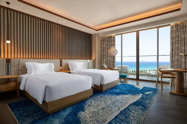غرفة ديلوكس بسريرين منفصلين بإطلالة على البحر، Radisson Blu Resort Cam Ranh 9/10
