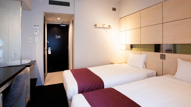 غرفة قياسية بسريرين منفصلين بدون إطلالة للمدخنين، S Peria Hotel Nagasaki Formerly Chisun Grand Nagasaki 1/2