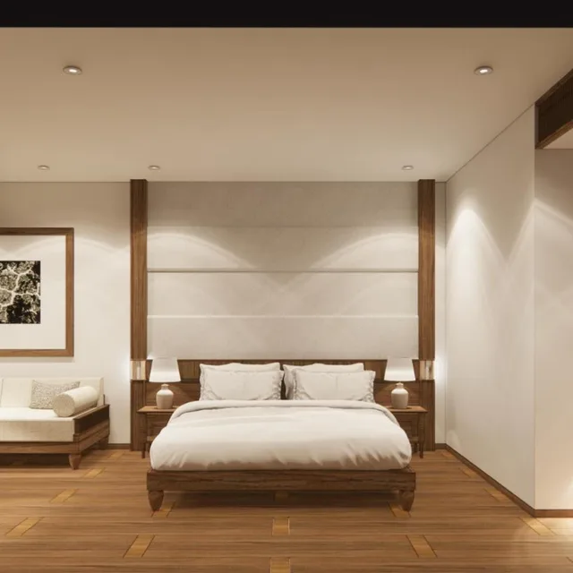 غرفة بسرير مزدوج بإطلالة على المسبح، Khaolak Paradise Resort 8/10