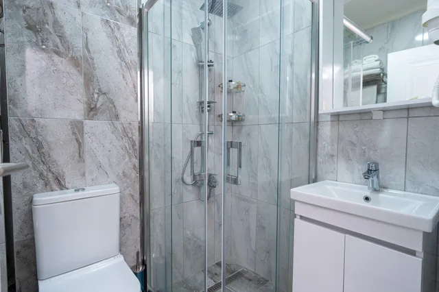 غرفة بسرير مزدوج أو سريرين منفصلين بإطلالة على البحر، Seatanbul Apart Hotel 10/10
