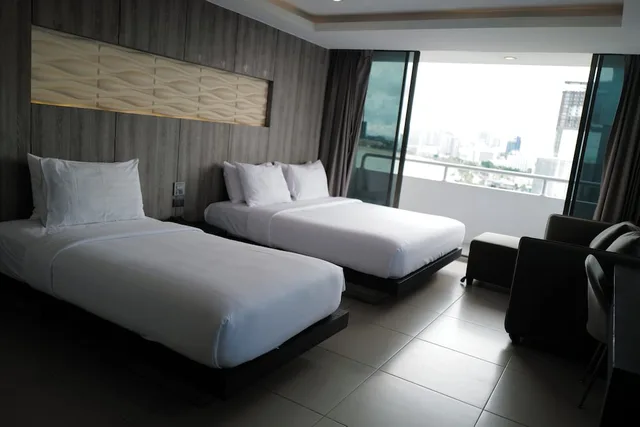 Urban, Triple, 1 Double and 1 Single Bed، Hermann Hotel Pattaya 2/9