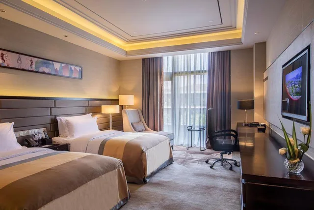 غرفة بسريرين منفصلين بشرفة، Yinchuan International Convention Centre 1/1