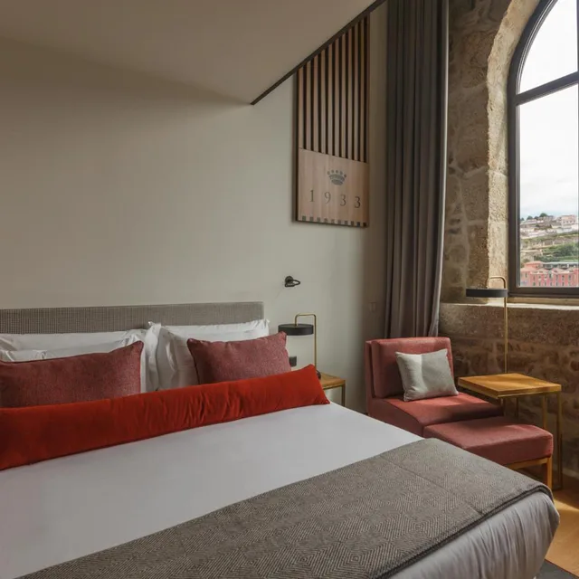جناح بسرير كينج بإطلالة على النهر، NEYA Porto Hotel 2/10