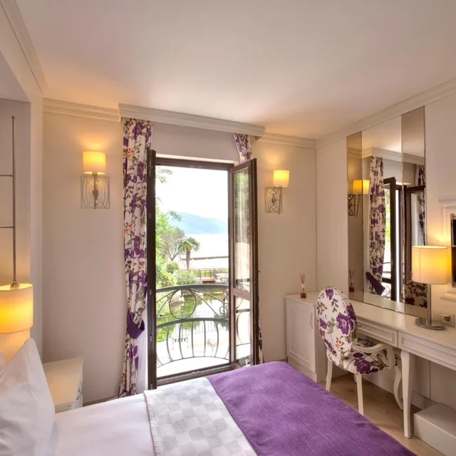 غرفة بسرير مزدوج بإطلالة على البحر، Baga Hotel 5/9