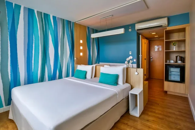 غرفة سوبيريور بسرير مزدوج بإطلالة على البحر، Mercure Rj Barra Da Tijuca 10/10