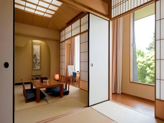 غرفة يابانية بفرشتي فوتون بأرضية تاتامي، IZUMIGO KIYOSATO KOGEN HOTEL 1/1