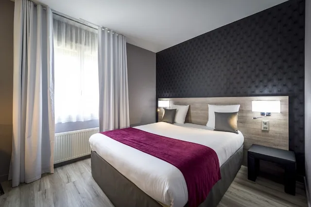 غرفة كومفورت بسرير مزدوج بإطلالة على الحديقة، Hotel the Originals Saumur Ouest La Saulaie 7/10