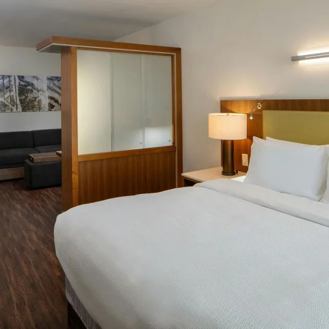 جناح بسرير كينج مع سرير سحّاب إضافي مع أريكة، SpringHill Suites by Marriott Lake Charles 1/4