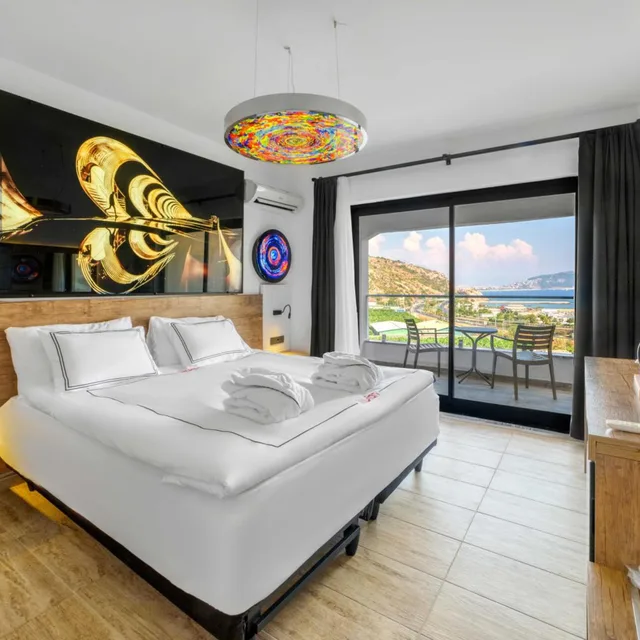 غرفة قياسية بسرير مزدوج أو سريرين منفصلين بإطلالة على البحر، La Finca Hotel 1/5