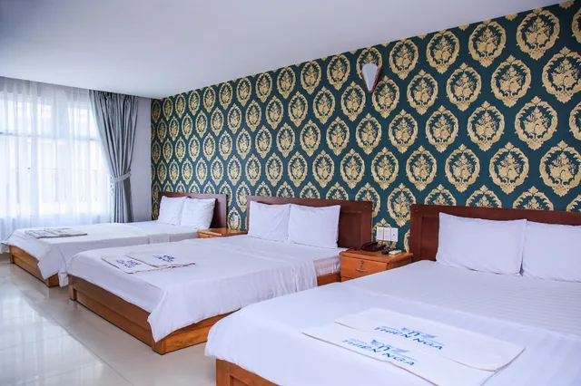 غرفة عائلية بسريرين مزدوجين، Thien Nga Family Hotel 1/1