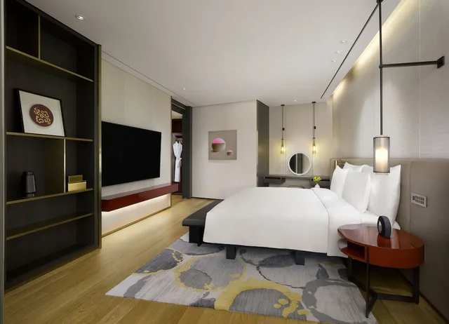 جناح بريميوم بسرير كينج بإطلالة على البحر، Grand Hyatt Jeju 1/2