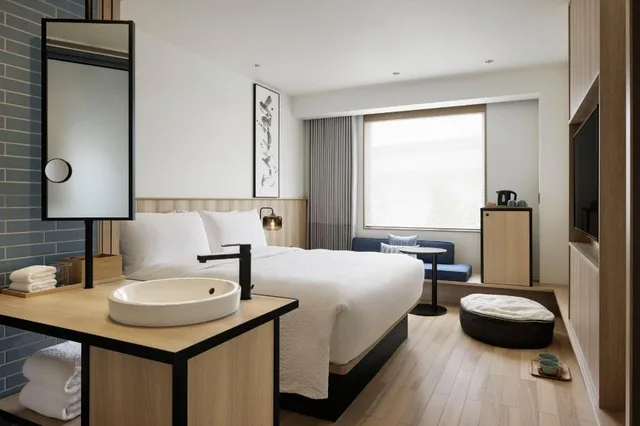 غرفة بسرير كينج يُسمح فيها بالحيوانات الأليفة، Fairfield by Marriott Kyoto Minamiyamashiro 2/2