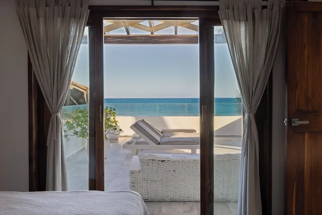 بنتهاوس بسريرين كينج بإطلالة على البحر بغرفتي نوم مع أريكة، Playa Canek Boutique Eco Hotel 5/8
