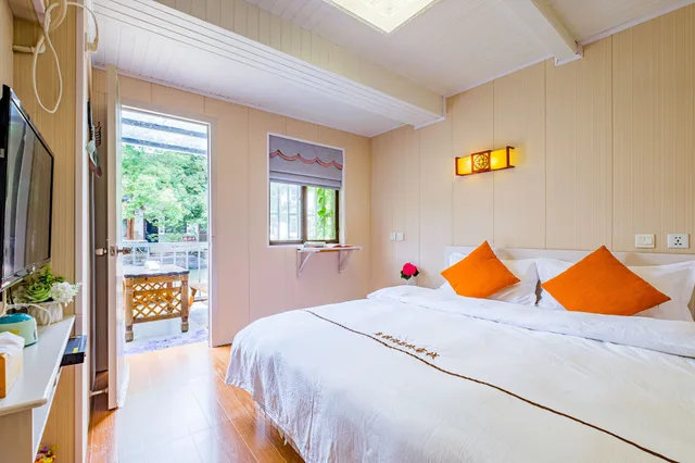 جناح عائلي بسرير كوين وسرير فردي بغرفتي نوم، Wuzhen Liangzhu Boutique Inn 1/6