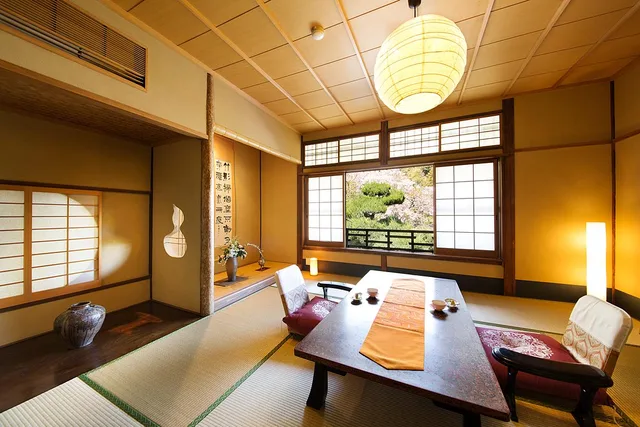 غرفة يابانية رباعية بإطلالة على الجبل، Amami Onsen Nanten-En 1/1