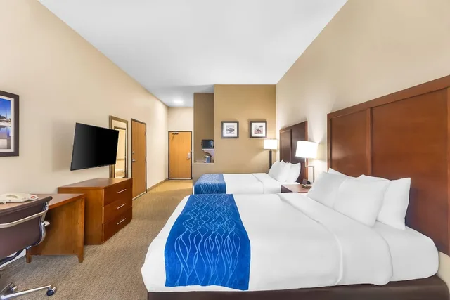 غرفة بسريرين كوين لذوي الإعاقة، Comfort Inn and Suites Sikeston I-55 6/8