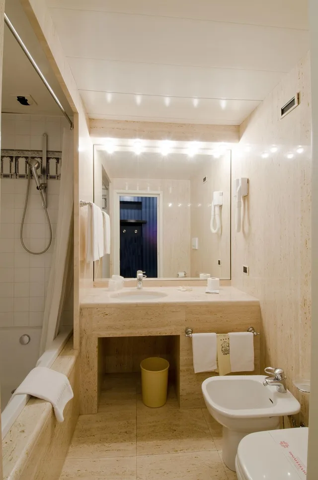 غرفة مفردة بسرير مزدوج، Grande Albergo Roma 8/8