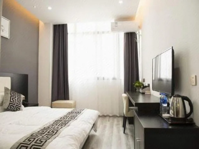 Fashion, Family, 1 King and 1 Single Beds, Shell Wuxi Huishan District Wanda Plaza Yanqiao Subway Station Hotel 6/8