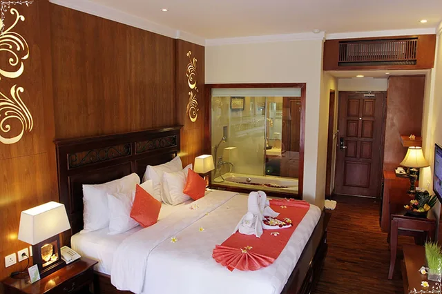 غرفة ديلوكس بسرير مزدوج بشرفة، Astagina Resort Villa And Spa 2/2