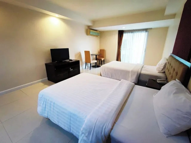 استوديو بسريرين منفصلين، Romance Hotel Srinakarin 5/9