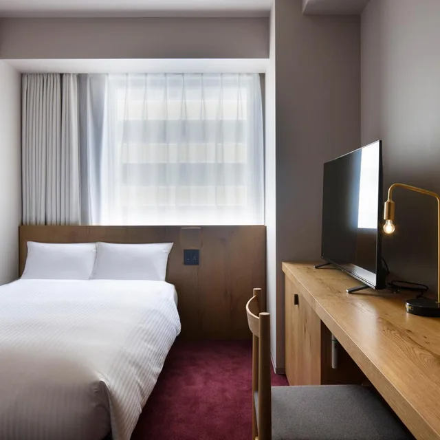 غرفة صغيرة مزدوجة، Hotel androoms Sapporo Susukino 6/8