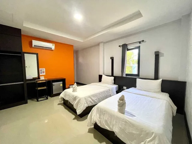 غرفة ديلوكس بسريرين منفصلين، Nakarin Hotel 1/3