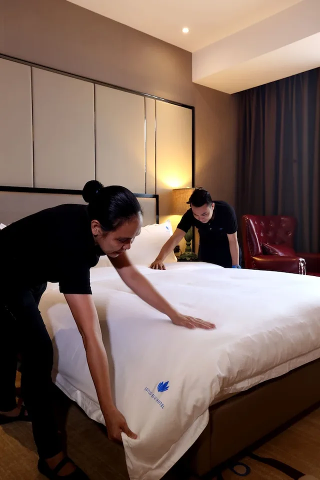 غرفة ديلوكس بسريرين مزدوجين، Lotus Blu Hotel 5/6