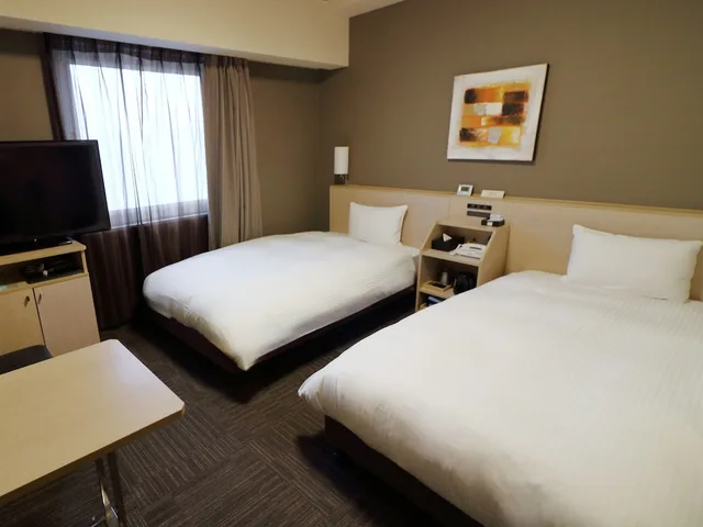 غرفة قياسية بسريرين منفصلين، Hotel Route Inn Shimizu Inter 2/5