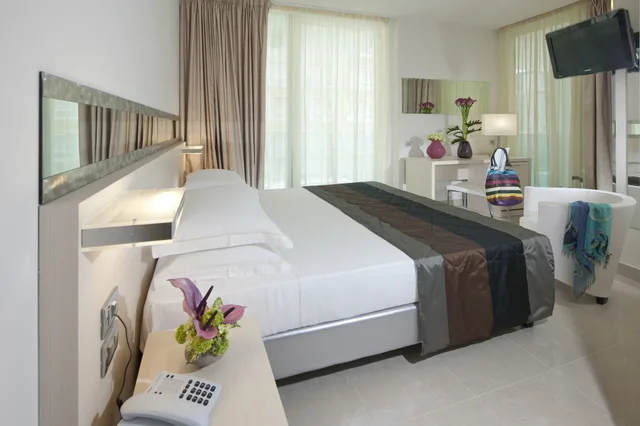 Classic, Twin Beds, Lateral Partial Sea View, Lateral Side Sea View, Terrace، MERCURE RIMINI ARTIS 9/10