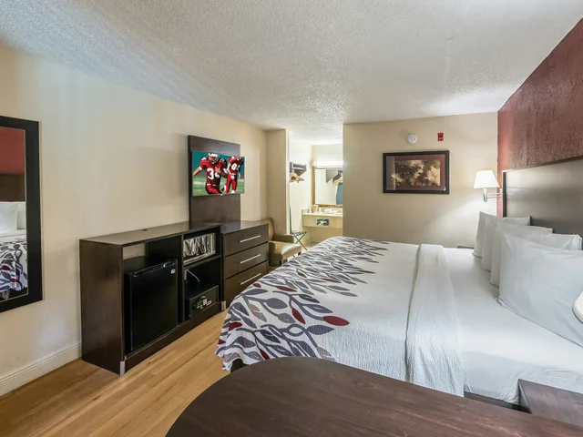 غرفة ديلوكس بسرير كينج، Red Roof Inn Orlando South-Florida Mall 2/3