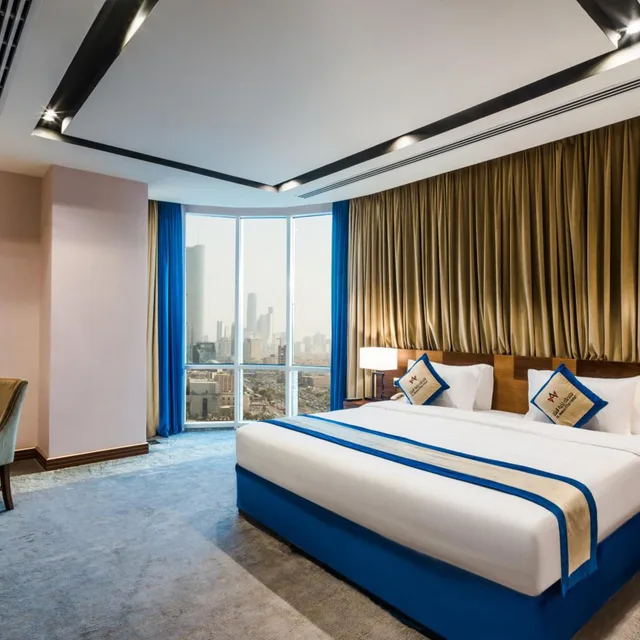 جناح ديلوكس بسرير كينج، فندق نخبة الملقا(Al Malqa Elite Hotel) 5/10