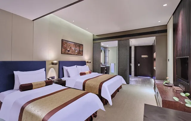 غرفة ديلوكس بسريرين منفصلين، Shenzhen Castle Hotel 2/6
