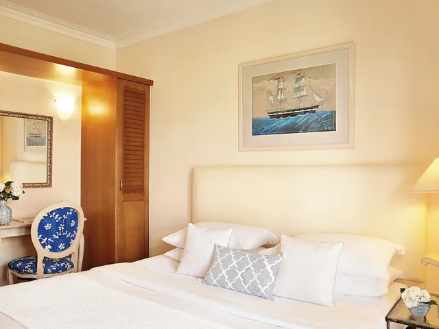 Marina, Family, Apartment, 2 Double Beds, 3 Beds, Garden or Pool View, Garden View، Grecotel Marine Palace & Aqua Park 3/4