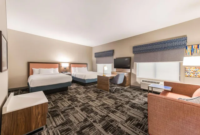 جناح استوديو بسريرين كوين مع أريكة، Hampton Inn and Suites Benton Harbor MI 2/6