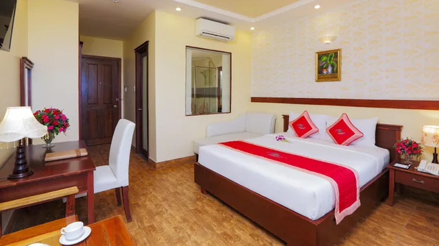 غرفة سوبيريور بسرير مزدوج بإطلالة على البحر، Kim Hoa Resort 2/3