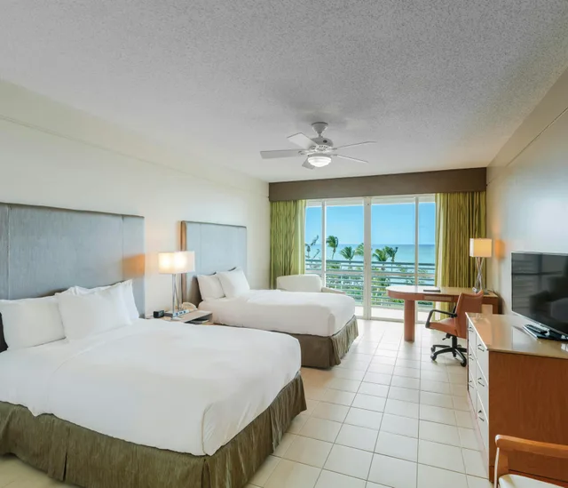 Deluxe, 2 Double Beds, Ocean Front، Hilton Ponce Golf & Casino Resort 3/4