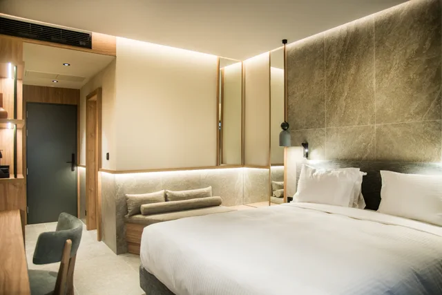 غرفة كلاسيكية بسرير مزدوج بإطلالة على الحديقة بمسبح خاص، King Minos Retreat Resort and Spa 2/7