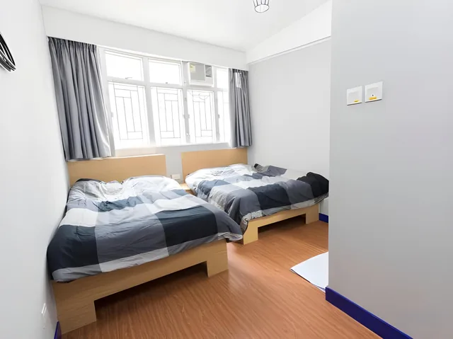 غرفة عائلية بسريرين مزدوجين، Check Inn Hk - Hostel 1/1