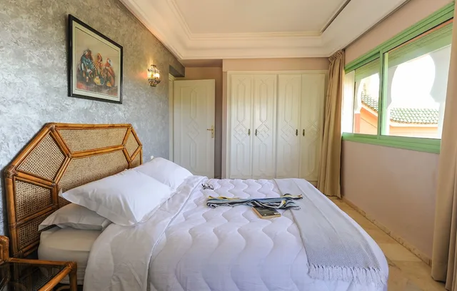 شقة حصرية بسريرين منفصلين وسريرين كينج بـ3 غرف نوم، In Club Palmeraie Resort 7/9