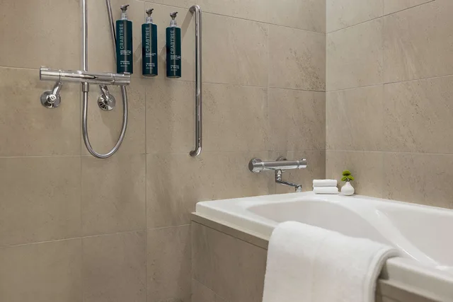 جناح بريميوم بسرير كينج بحوض استحمام، DoubleTree by Hilton Toyama 3/3