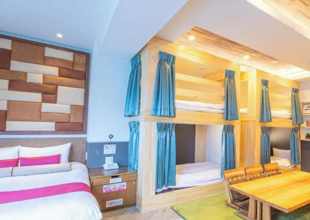 غرفة عائلية بسرير كوين وأسرّة بطابقين، Hotel Pasela Living 6/7