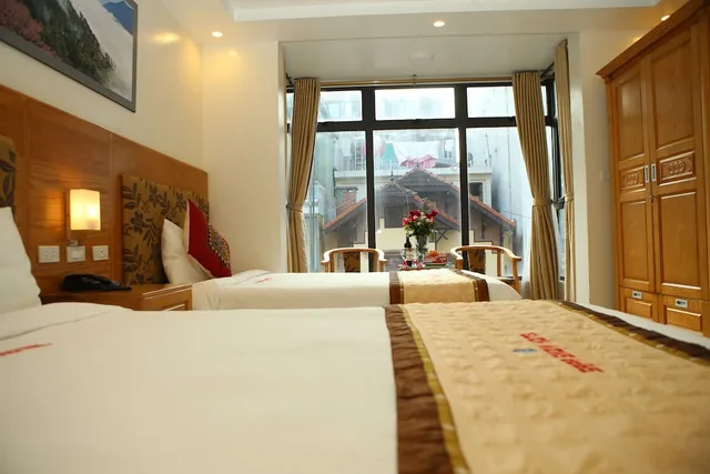 غرفة ديلوكس بسريرين كوين، Sapa Snow Hotel 8/10