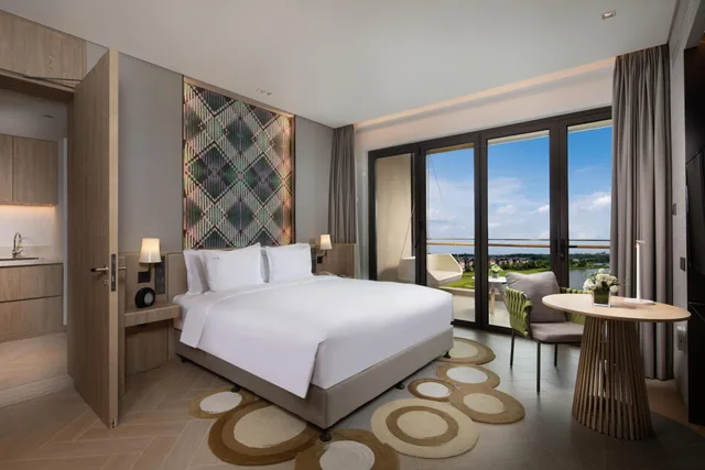 جناح بسرير كينج بإطلالة على الحديقة بغرفتي نوم، Holiday Inn Resort Qionghai Guantang 4/7
