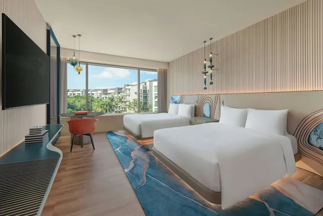 Wonderful, 2 Queen Beds, Island View، W Singapore Sentosa Cove 3/7
