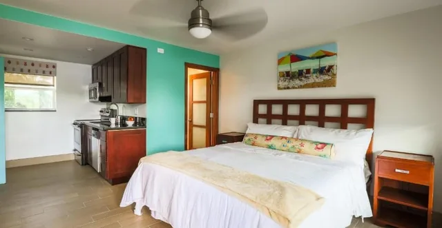 استوديو بسرير كينج بمطبخ، Sun Dek Beach House 1/4
