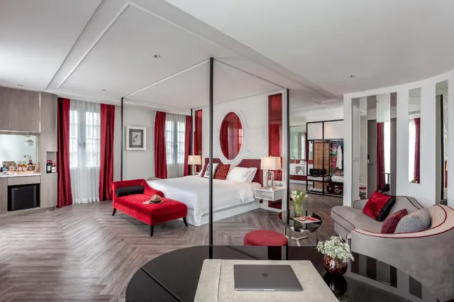 جناح بسرير مزدوج بإطلالة على النهر، La Seine Hotel 1/1