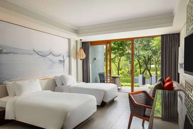 Garden Balcony Twin Grand، Angsana Lang Co 3/10