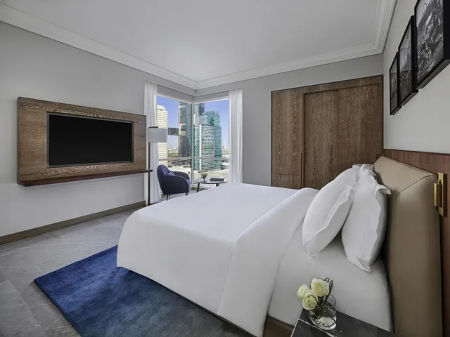 جناح بسريرين كينج بغرفتي نوم، Fairmont Hotel Dubai 2/3