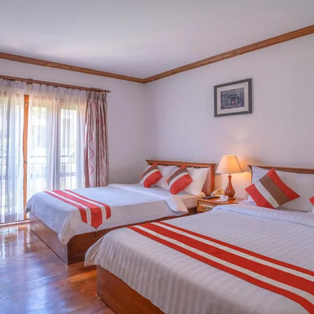 غرفة ديلوكس بسريرين منفصلين بشرفة، Cheathata Cta Hotel Siem Reap 6/10
